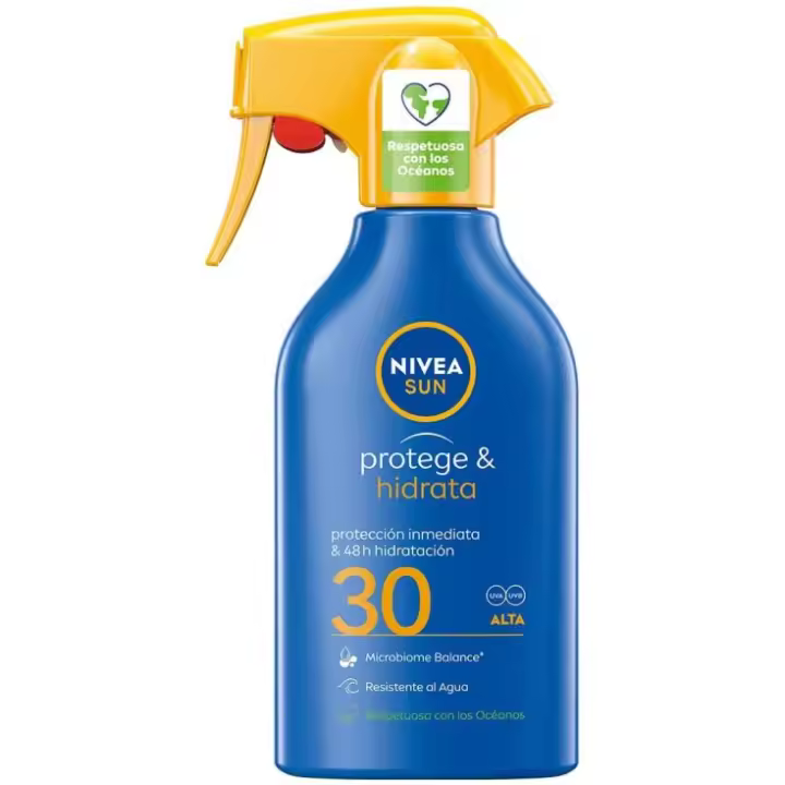 nivea sun protege & hidrata spray solar spf30 270ml - 1