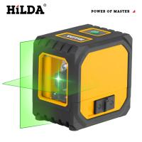 Nivel Laser HILDA 2 Líneas Recargable Por USB Mini Nivel Laser Auto Nivelado Con Láser Verde Rayos Horizontales Y Verticales - details 16