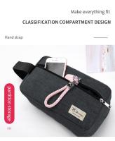 Bolsa De Maquillaje Grande Y Portátil Impermeable Para Viajes Organizador De Cosméticos Y Almacenamiento De Toallitas - details 4