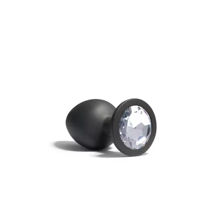 Platanomelón - Plug Anal de Silicona Hipoalergénica, Grande - Plug anal Pum Negro - 1
