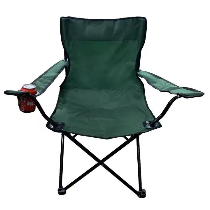SILLA PLEGABLE DE PLAYA, CAMPING O PESCA SODICO CON REPOSABRAZOS Y PORTAVASOS - 1