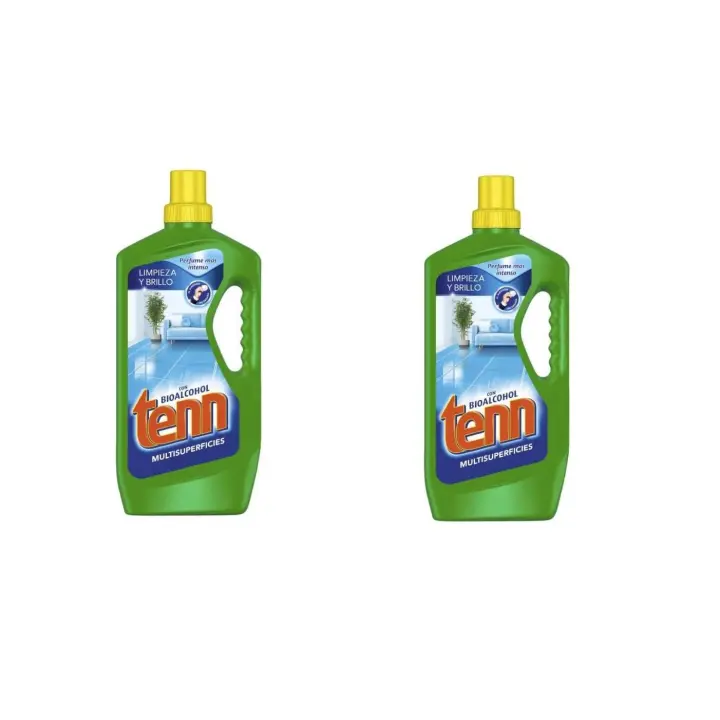 TENN - Pak 2  Limpiadores  de hogar líquido con bioalcohol 1,3 L - Limpiador clasico Tenn universal - 1