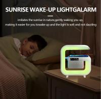 Estación De Carga Inalámbrica Con Luz De Noche Alarma Y Altavoz Bluetooth Estuche De Carga Rápida Para iPhone Samsung Xiaomi - details 6