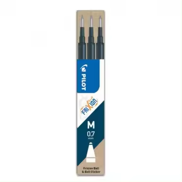 RECAMBIO PILOT FRIXION BALL BLISTER 3 UNID NEGRO     PERGAMINO - 1