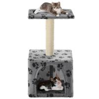 vidaXL Rascador Gatos con Poste de Sisal 55cm Accesorios Mascotas Color Azul oscuro,  Beige,  Gris y mas - details 4