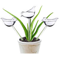 1Pcs Globos De Riego Para Plantas En Forma De Pájaro Autoidalización De Agua Bulebas Claras Hechas a Mano - details 0