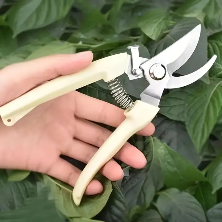 Tijeras De Podar De Acero Inoxidable Multifuncional Para Recolección De Frutas Y Jardinería Herramienta De Grafting De Flores - 1