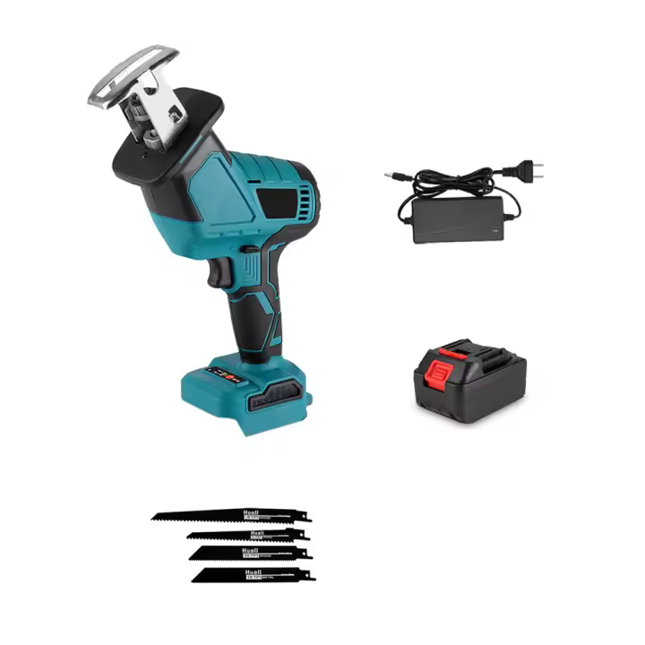 3600W Drillpro-Sierra alternante sin escobillas, herramienta eléctrica para cortar madera y Metal, batería Makita de 18V, 12000spm - 1