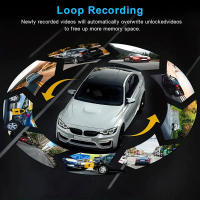 Grabadora De Video Para Coche 4 Cámara 1080P WIFI GPS 360 Grados Dash Cam Con Visión Trasera Y Lateral Grabación Continua Accesorios De Coche - details 10