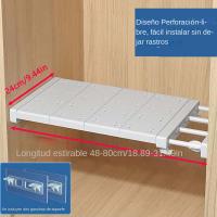 Divisor De Armario Retráctil 1PC Diseño De Ahorro De Espacio Para Almacenamiento En Armario Y Dormitorio - details 0