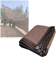 Paño de Sombra de Red Anti Calor, con Ojales, Tela de Sombra de Polietileno HDPE, Refuerza Espesar para Jardín Balcón Terrazas Invernadero Pérgola al Aire Libre, Fácil de Instalar 4x4m - details 0