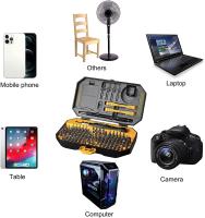 Juego De Destornilladores De Precisión 145 En 1 Para Reparación Electrónica Con 132 Bits Y Cargador Magnético Kit De Herramientas Profesional Con Mango Magnético - details 6