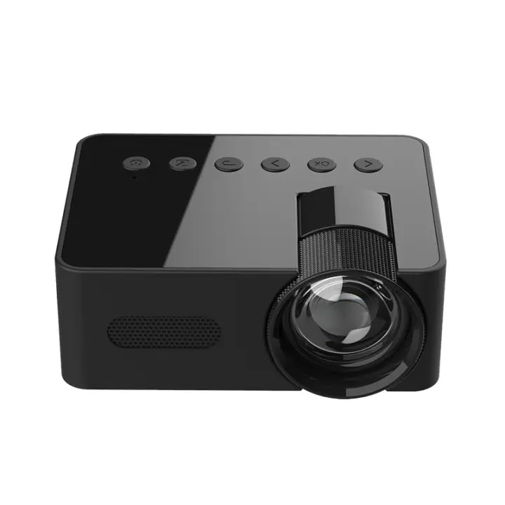 Proyector portátil de películas con HDMI, USB, interfaces de audio Proyector de video de Resolución 1920X1080 Proyector de TV 1080 p Miniproyector doméstico Proyector inteligente Gadgets tecnológicos Mini TV - 1