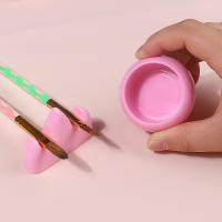 Set Profesional De Limpieza Para Uñas Con Contenedor De Líquido Y Polvo Acrílico Soporte Para Uñas Y Cuchillas Herramientas De Manicura En Color Rosa - details 4