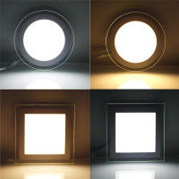 Lámpara De Pared LED Recubrimiento Redondo/Cuadrado 18W Luz De Panel LED Revestida Con Vidrio Templado AC110V 220V Caliente/Fría Blanco Envío Gratis - details 11