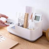 Estuche de plástico para maquillaje, caja contenedora de joyería, organizador de maquillaje, cajones, caja de almacenamiento de cosméticos, soporte para brochas de maquillaje - details 14