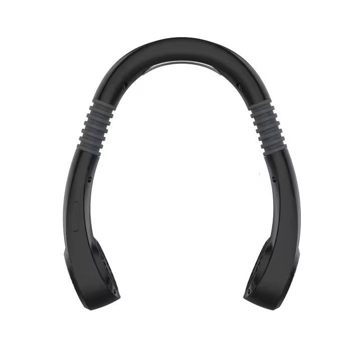 Ventilador Cuello Portatil Usb Recargable: Mini Aire Acondicionado Manos Libres Aspas Personal Batería Pequeño Doble Cabeza 3 Velocidades 6 Modos 180 ° Giratorio Colgante Oficina - 1