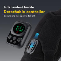 Nueva almohadilla de masaje de calefacción EMS para hombros, almohadilla de hombro con vibración inalámbrica desmontable, masajeador de terapia de hombros, modelo privado - details 4