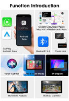 Reproductor Multimedia Portátil De 10 Pulgadas Para Coche Con Pantalla Táctil Universal Carplay Android Auto Display Para Apple CarPlay - details 1