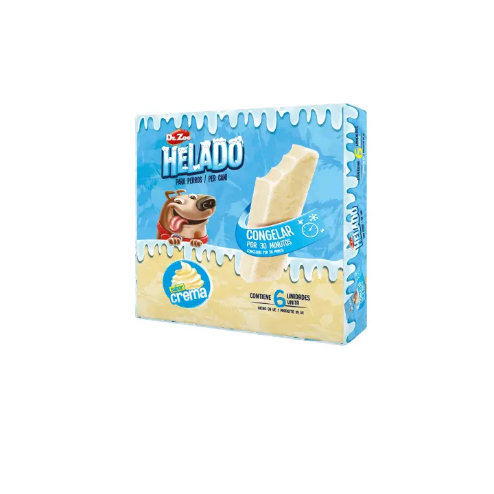 Dr. Zoo Helado Crema para Perros - 6 Ud - 1