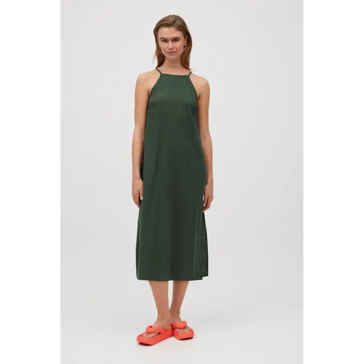 Ysabel Mora - Vestido midi tirantes verde - 1