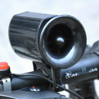 Bocina De Bicicleta Electrónica Negra Altavoz Sirena De Alarma Fuerte Sonido 6 Bikes Campana Ordinaria Para Vehículos - details 3