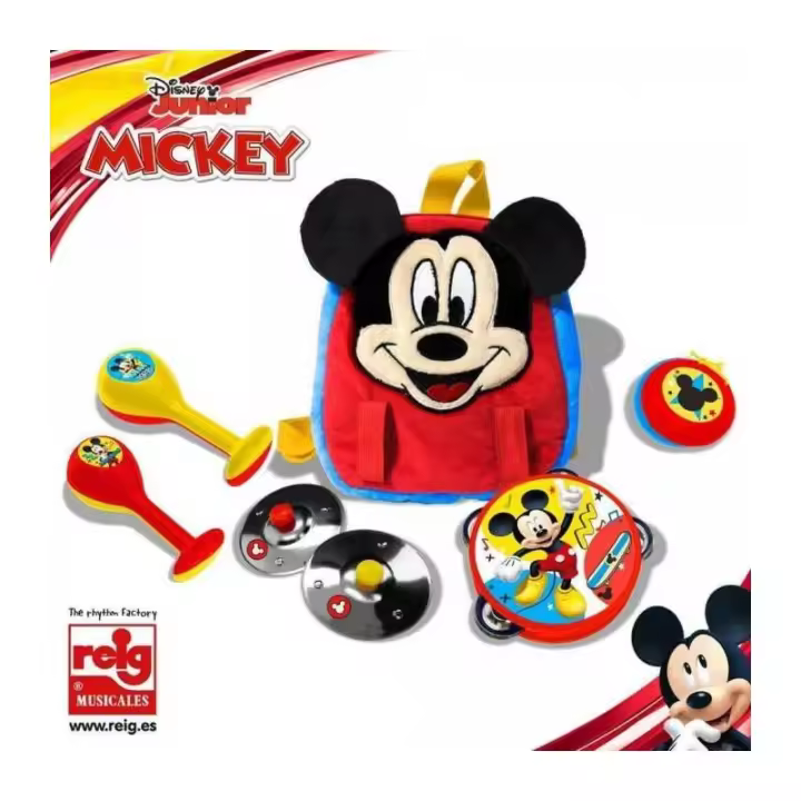 SET INSTRUMENTOS + MOCHILA MICKEY MOUSE DE CLAUDIO REIG - 1