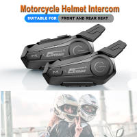 Intercomunicador De Casco X1 plus Motor Bluetooth 5.0 Headset Inalámbrico Para Motocicleta Con Altavoz Y Habla Libre 1000m Para 2 Conductores - details 0