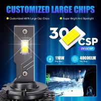 HAOSJ D1S D3S LED Faros Láser 45000Lm D4S D5S D2S D8S Bombillas Automóviles Canbus CSP 110W D1R D2R D3R D4R Lámpara De Coche Xenon HID 1:1 - details 0
