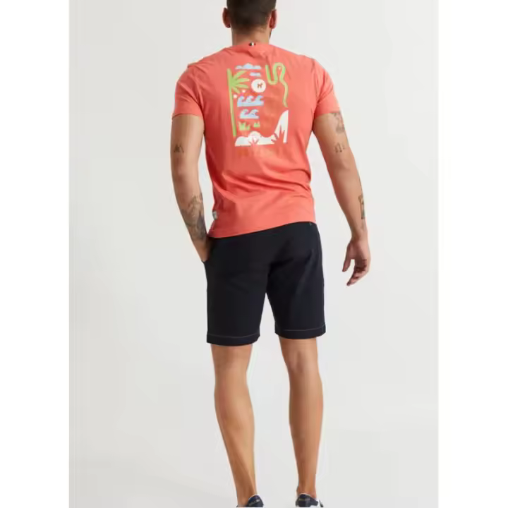 Camiseta Washed Summer Elements Coral Williot - 1