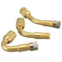 Adaptador De Válvula Universal Para Motocicleta Camión Coche Extensión De Válvula De Neumático Ángulo Curvo 45 90 135 Grados Material De Latón - details 4