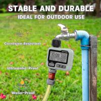 Para gran pantalla LCD temporizador de agua-temporizador de riego impermeable para sistema de rociadores automáticos - details 3