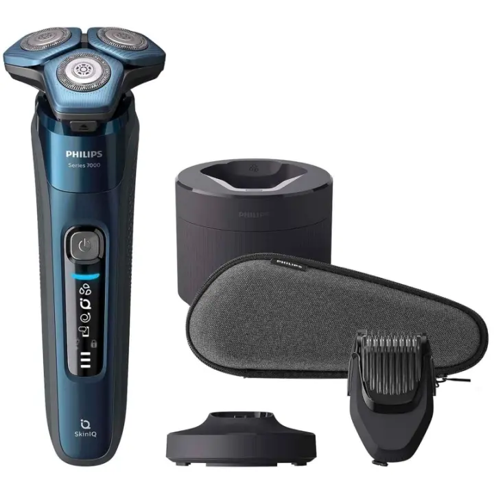 Philips Afeitadora Recargable S7786/59 Wet & Dry con Tecnología Skiniq - 1