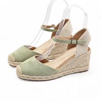 Calzados Soraia, Sandalia de Antelina y Plataforma de Yute, Espardeñas de Cuña, para Mujer. - details 44