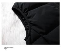 Chaqueta De down Para Hombre Talla Grande Invierno Abrigo Casual Con Capucha Cremallera Y Bolsillos Sin Mangas Aislada Y Gruesa - details 14