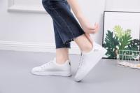 Zapatos Blancos Pequeños Para Mujer 2023 Otoño Bordados De Rosa Suela Gruesa Cuero Casual Estudiantes Zapatos Plataforma - details 9