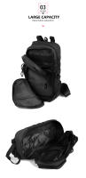 Mochila Táctica Para Camping Y Pesca De Hombro Único Para Hombres Bolsa De Viaje Deportiva Al Aire Libre Rucksack Molle - details 3