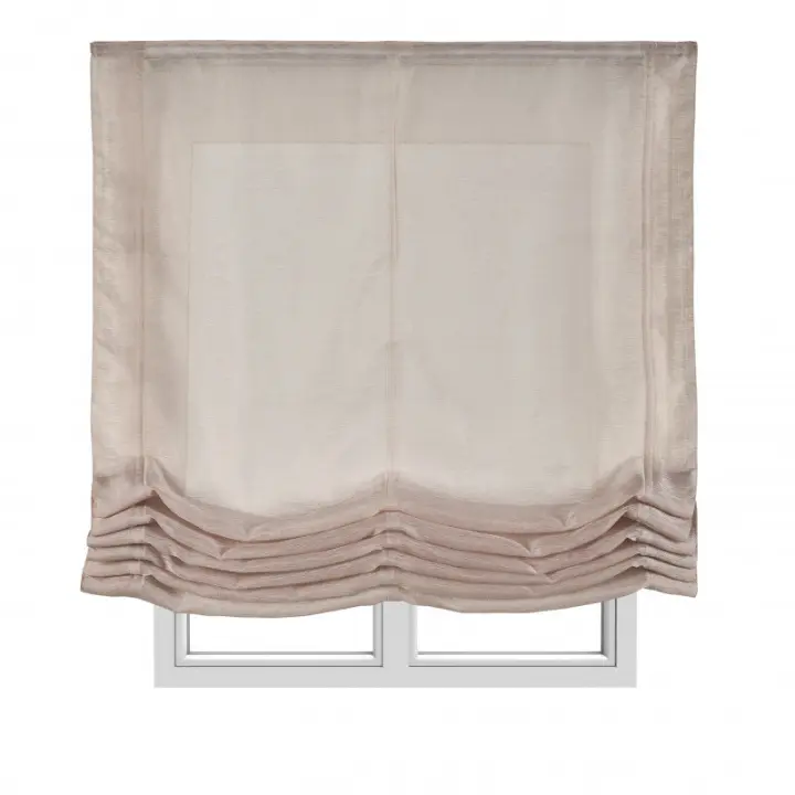 STORESDECO Estores Plegables Sin Varillas  básico Translúcido transparente, Estores Paqueto de Tela, 100% Poliéster, Ideales para Ventanas, Estores plegables Infantil, Perfectas para Salón, Dormitorio y Comedor - 1