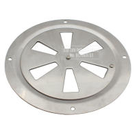 Grille De Ventilación Ajustable De 125mm En Acero Inoxidable Accesorios Marinos Grille De Esguiche Redondo Para Ventilación Y Exhaustror - details 5