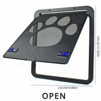 Puerta Para Perros Y Gatos De Exterior Con Cerradura Segura Instalación Fácil Ventana Puerta De Casa Acceso Libre Estilo Moderno - details 8