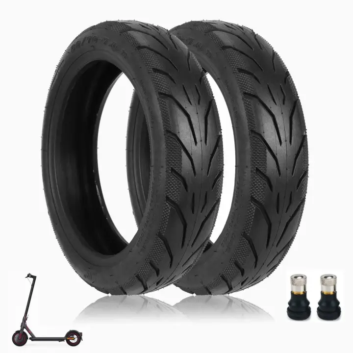 Kit Cubiertas Tubeless 60/70-7, Neumatico Tubeless sin Cámara de Aire, Compatible con Patinete Eléctrico XIAOMI 4 PRO Scooter - 1