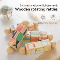 Juguete Educativo De Madera Para Bebés 1pc Campana De Mano Montessori Desarrolla La Habilidad Manual Juguete Clásico Educativo Para Niños Con Puzzle De Animal - details 9