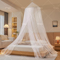 Canopy de Mosquitera Universal, Mosquito Net Blanca de Color Blanco con Diseño de Cúpula, Fácil Cama Colgante Canopy Netting, Protección de Red de Insectos para Camas Individuales y Dobles - details 4