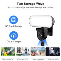 Cámara De Vigilancia Exterior Con Luz De Farol 3MP Tuya Sensor Inteligente IP66 Impermeable Luz De Pared Para Jardín 10W Monitoreo Seguridad - details 10