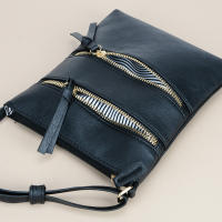 Bolso Cruzado Casual Para Mujer En Cuero PU Estilo Fashion Con Cierre De Flap Bolso De Hombro Diseñador Bolsos Y Monederos - details 6