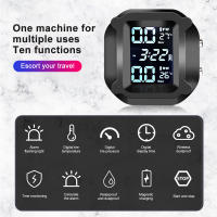 Sensor De Presión De Neumáticos Para Motocicleta TPMS Inalámbrico Detector De Sistema De Monitoreo De Presión De Neumáticos 2 Ruedas Externa ABS+PC Para Motocicleta - details 0