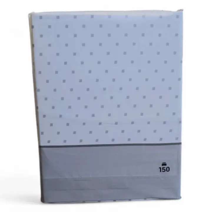 Sábanas Verano CUADROS Gris | Juego Completo Microfibra | Diseño Neutro y Suave | Medidas 90 a 180 cm | Artículo Rotativo Sin Elección de Modelo | Lote 5 El Molino - 1
