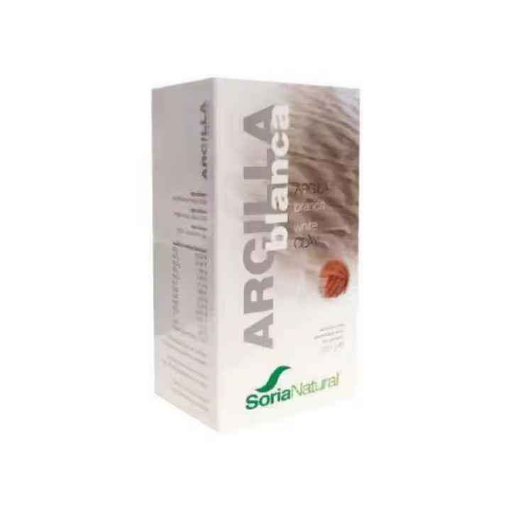 Soria Natural - Arcilla Blanca Pura de Caolín 250g para Digestión y Blanqueamiento Dental - 1