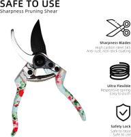 Juego De Jardinería, Juego De Herramientas De Jardinería De 4 Piezas, Juego De Jardinería para Mujer, Podadoras, Guantes, Paleta, Verde - details 4