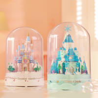 Castillo De Hielo Y Nieve Con Música Para Niñas Bloques De Construcción Creativos Y Divertidos Regalo De Navidad Para Niñas - details 1